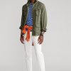 Olive Ralph Lauren Stretch Ripstop Utility Suit Jackor för män