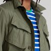 Olive Ralph Lauren Stretch Ripstop Utility Suit Jackor för män