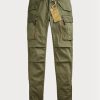 Olive Ralph Lauren Stretch Skinny Cargo-byxor för kvinnor Olive Ralph Lauren Stretch Skinny Cargo-byxor för kvinnor