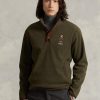 Oliver Ralph Lauren Polo Bear Borstad fleecetröja för män Oliver Ralph Lauren Polo Bear Borstad fleecetröja för män