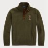 Oliver Ralph Lauren Polo Bear Borstad fleecetröja för män Oliver Ralph Lauren Polo Bear Borstad fleecetröja för män