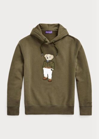 Oliver Ralph Lauren Polo Bear Fleece Luvtröja för män