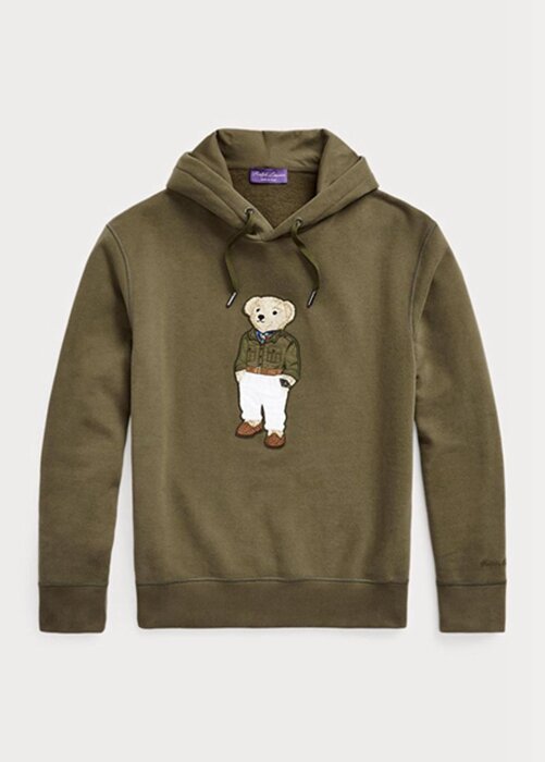 Oliver Ralph Lauren Polo Bear Fleece Luvtröja för män Oliver Ralph Lauren Polo Bear Fleece Luvtröja för män