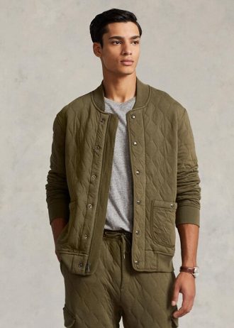 Oliver Ralph Lauren Quilted Luxury Jerseyjackor för män