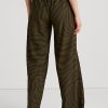 Oliver Ralph Lauren Zebra-Print Crepe vidbensbyxor för kvinnor Oliver Ralph Lauren Zebra-Print Crepe vidbensbyxor för kvinnor