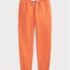 Orange Ralph Lauren fleecefriidrottsbyxor för kvinnor Orange Ralph Lauren fleecefriidrottsbyxor för kvinnor