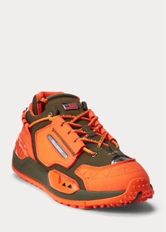 Orange Ralph Lauren PS200 sneakers för män