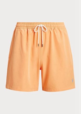 Orange Ralph Lauren Traveler badbyxor för män