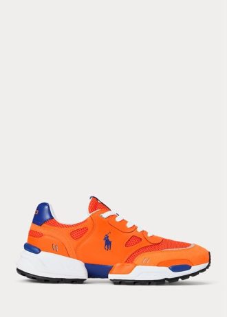 Orange / Royal Herr Ralph Lauren Jogger Mocka & Mesh sneakers
