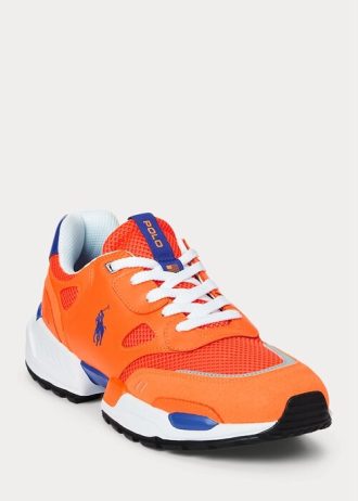 Orange / Royal Herr Ralph Lauren Jogger Mocka & Mesh sneakers
