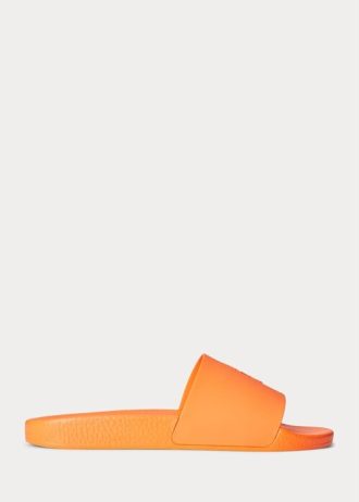 Orange/vit herr Ralph Lauren signatur ponnytofflor Orange/vit herr Ralph Lauren signatur ponnytofflor