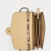 Pergament dam Ralph Lauren Faux-Snakeskin Medium Adair Crossbody-väskor