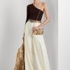 Pergament dam Ralph Lauren Faux-Snakeskin Medium Adair Crossbody-väskor