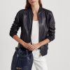 Raffinerad Marinblå Dam Ralph Lauren Läder Stor Andie Handväska Raffinerad Marinblå Dam Ralph Lauren Läder Stor Andie Handväska