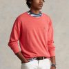 Röd Ralph Lauren Spa Terry Sweatshirt för män Röd Ralph Lauren Spa Terry Sweatshirt för män