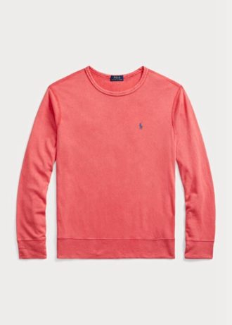 Röd Ralph Lauren Spa Terry Sweatshirt för män