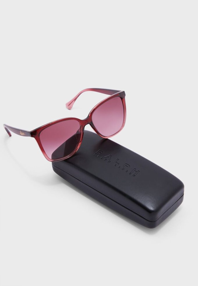 Röda Ralph Lauren 0Ra5281U Wayfarers solglasögon för kvinnor