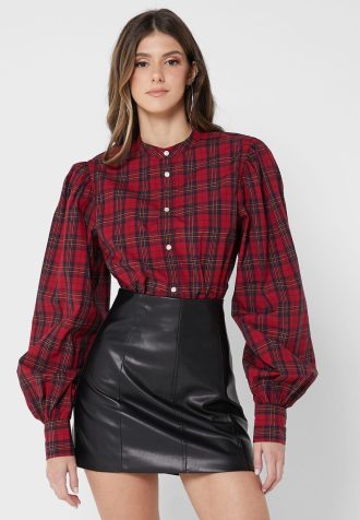 Röda Ralph Lauren Button Down-tröjor för kvinnor