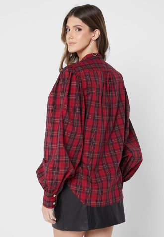Röda Ralph Lauren Button Down-tröjor för kvinnor