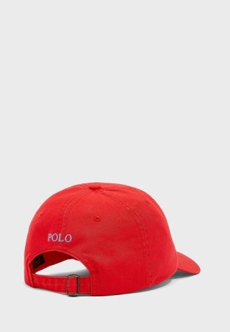Röda Ralph Lauren Essential Curved Peak Hattar för män