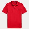Röda Ralph Lauren The Iconic Mesh pikétröjor för män