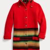 Röda Ralph Lauren ulltröjarockar för kvinnor Röda Ralph Lauren ulltröjarockar för kvinnor