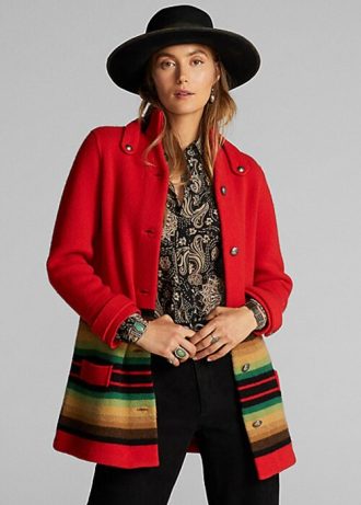 Röda Ralph Lauren ulltröjarockar för kvinnor