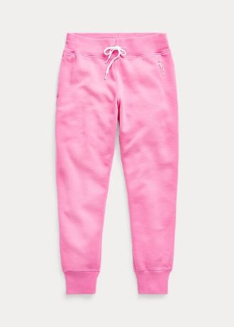 Rosa dam Ralph Lauren Rosa ponny fleece träningsbyxor