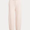 Rosa Ralph Lauren Cashmere Pull-On byxor för kvinnor Rosa Ralph Lauren Cashmere Pull-On byxor för kvinnor