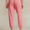 Rosa Ralph Lauren fleecefriidrottsbyxor för kvinnor Rosa Ralph Lauren fleecefriidrottsbyxor för kvinnor