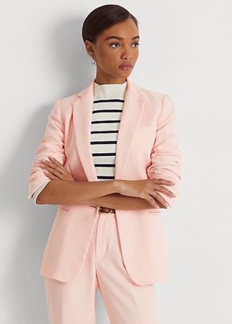 Rosa Ralph Lauren Georgette blazers för kvinnor