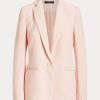 Rosa Ralph Lauren Georgette blazers för kvinnor
