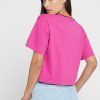 Rosa Ralph Lauren grafiska T-shirts med rund hals för kvinnor
