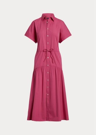 Rosa Ralph Lauren Klänning med dragsko för kvinnor