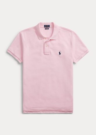 Rosa Ralph Lauren Pikétröjor med mesh i klassisk passform för kvinnor Rosa Ralph Lauren Pikétröjor med mesh i klassisk passform för kvinnor