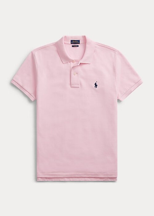 Rosa Ralph Lauren Pikétröjor med mesh i klassisk passform för kvinnor Rosa Ralph Lauren Pikétröjor med mesh i klassisk passform för kvinnor