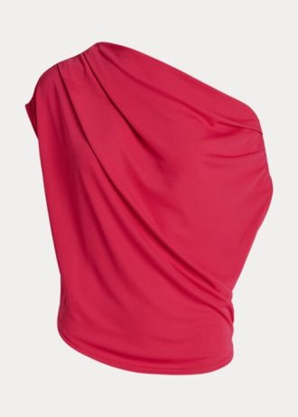 Rosa Ralph Lauren Stretch Jersey-tröjor för kvinnor