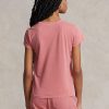 Rosa Ralph Lauren T-shirts i ekologisk bomull för kvinnor Rosa Ralph Lauren T-shirts i ekologisk bomull för kvinnor