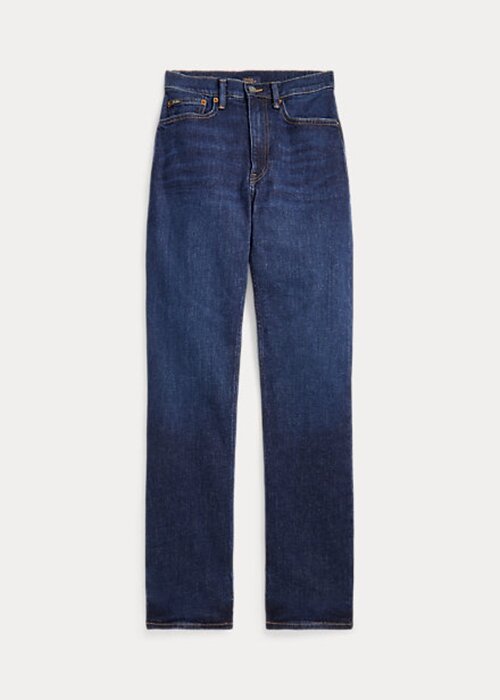 Royal Kvinnors Ralph Lauren Jeans med rak passform Royal Kvinnors Ralph Lauren Jeans med rak passform