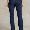 Royal Kvinnors Ralph Lauren Jeans med rak passform Royal Kvinnors Ralph Lauren Jeans med rak passform