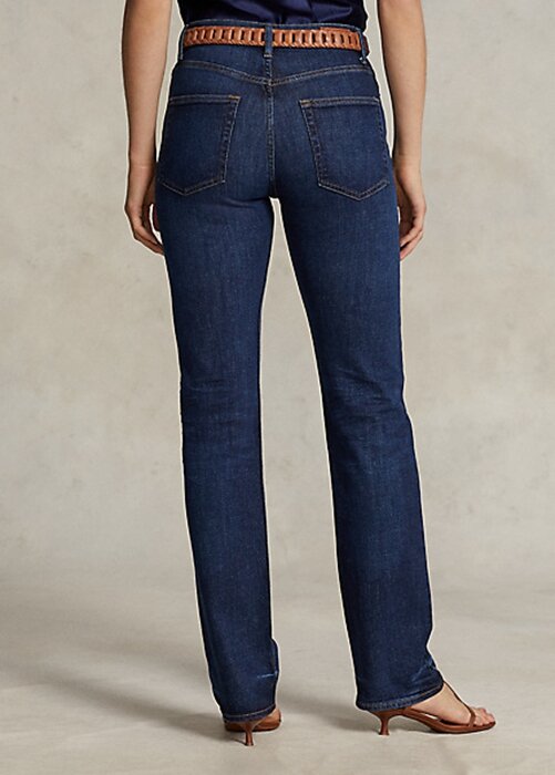 Royal Kvinnors Ralph Lauren Jeans med rak passform Royal Kvinnors Ralph Lauren Jeans med rak passform