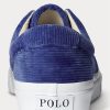 Royal Navy Ralph Lauren Keaton Corduroy Sneakers för män Royal Navy Ralph Lauren Keaton Corduroy Sneakers för män
