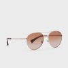 Silver Ralph Lauren 0Ra4135 Aviator Solglasögon för kvinnor