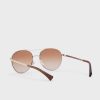 Silver Ralph Lauren 0Ra4135 Aviator Solglasögon för kvinnor