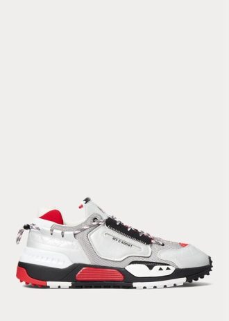 Silver / Röd / Svart Ralph Lauren PS200 Sneakers för män