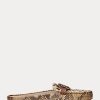 Snake Dam Ralph Lauren Brynn Präglat Läder & Haircalf Driver Flat Shoes Snake Dam Ralph Lauren Brynn Präglat Läder & Haircalf Driver Flat Shoes