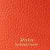 Sunset Orange Dam Ralph Lauren Läder Små Bellport Bucket Bags