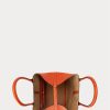 Sunset Orange Ralph Lauren Vändbar läder Medium Bellport Tygväskor för kvinnor Sunset Orange Ralph Lauren Vändbar läder Medium Bellport Tygväskor för kvinnor