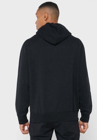 Svart luvtröja med Ralph Lauren logotyp för män