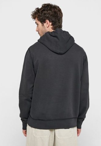Svart luvtröja med Ralph Lauren logotyp för män